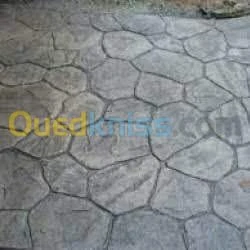 Béton imprimé