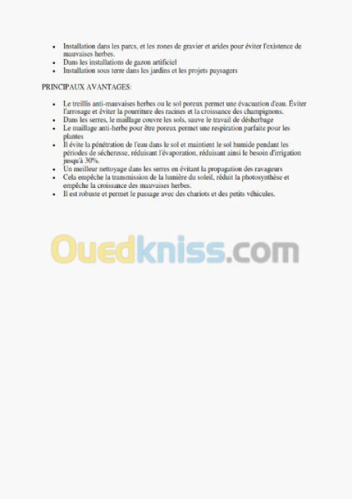 FILET POUR MULTICHAPELLE 