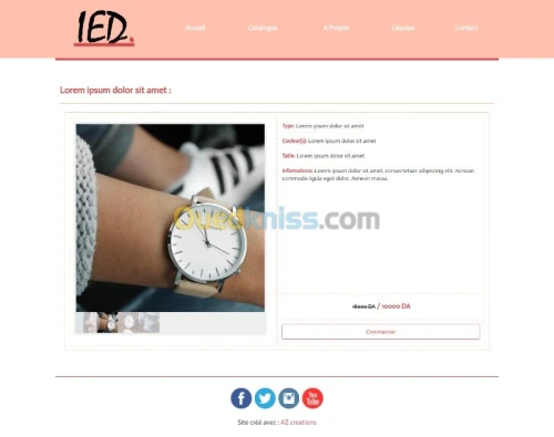 Boutique en ligne en quelques minutes
