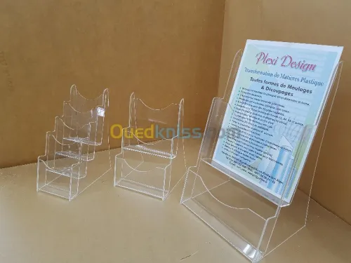 PRESENTOIRE & SUPPORT EN PLEXIGLAS