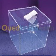PRESENTOIRE & SUPPORT EN PLEXIGLAS