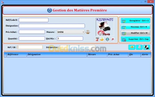 LOGICIEL GESTIONNAIRE DE PRODUCTION