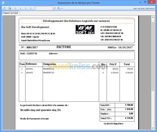 LOGICIEL GESTIONNAIRE DE PRODUCTION
