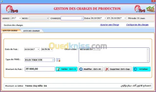 LOGICIEL GESTIONNAIRE DE PRODUCTION