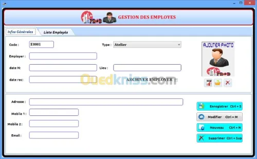 LOGICIEL GESTIONNAIRE DE PRODUCTION