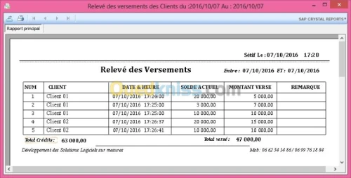 GESTION COMMERCIALE POINT DE VENTE