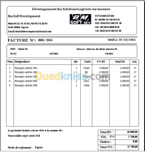 GESTION COMMERCIALE POINT DE VENTE
