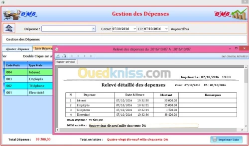 GESTION COMMERCIALE POINT DE VENTE