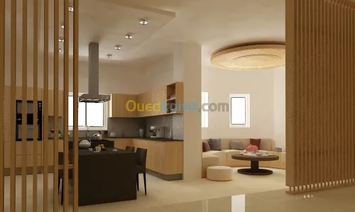 cuisine équipée, dressing, agencement.