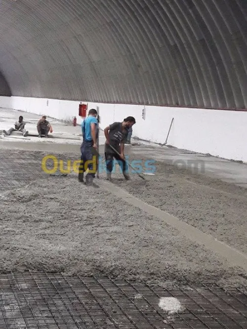 Tous les travaux de béton  
