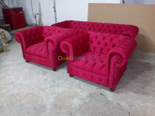 salon chesterfield sur commande 
