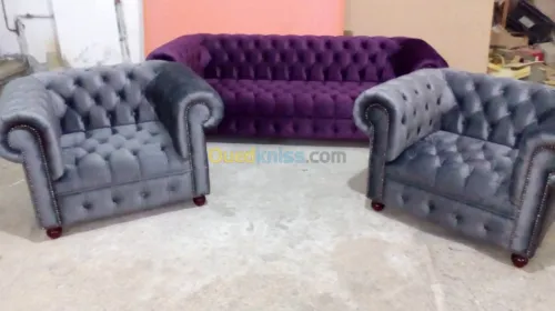 salon chesterfield sur commande 