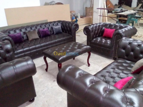 salon chesterfield sur commande 