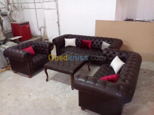 salon chesterfield sur commande 