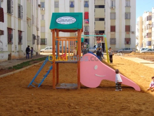 fabrication aire de jeux