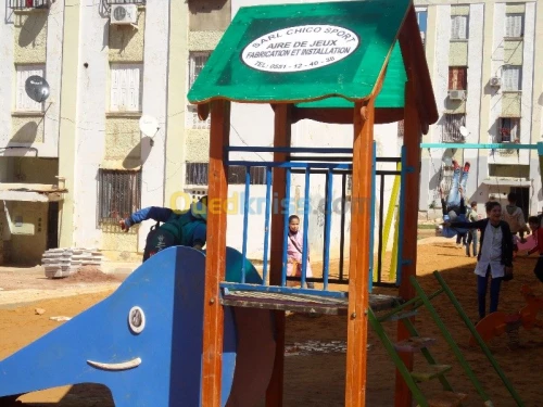 fabrication aire de jeux