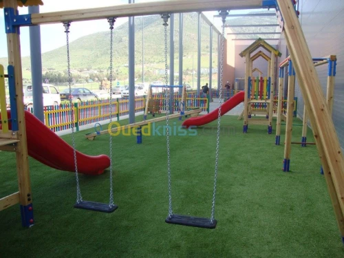fabrication aire de jeux
