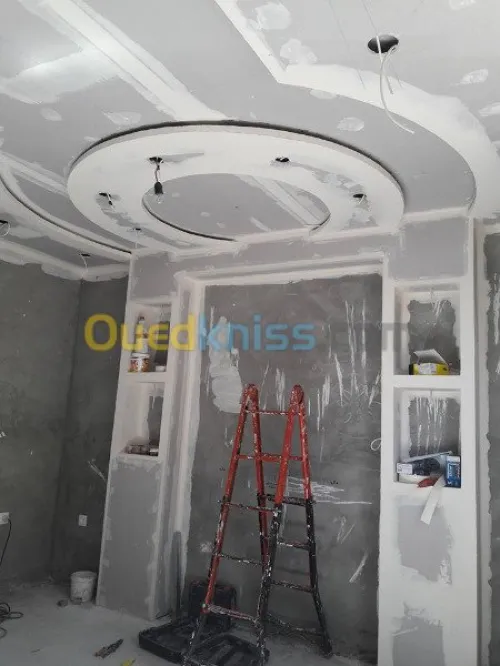 PLACOPLATRE ET PVC ET DEMENTABLE