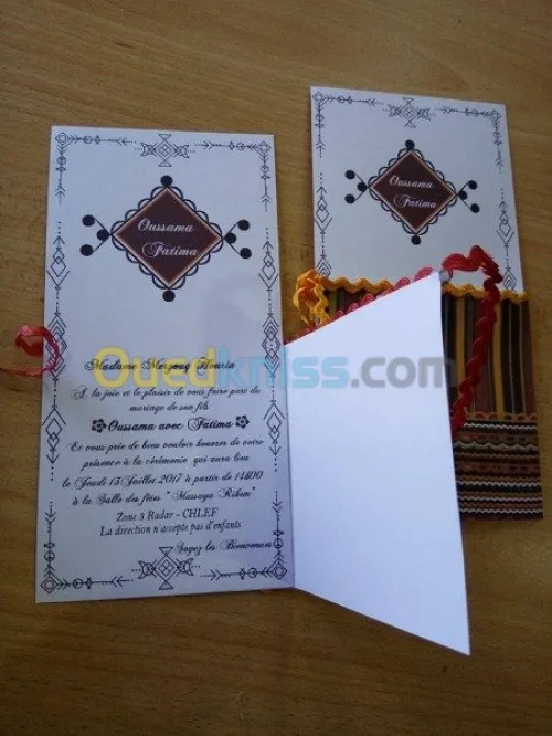 carte d'invitation