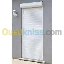 Rideau roulant en bois et pvc