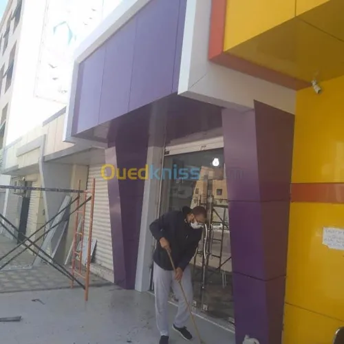 Décoration alucobonde aluminiom