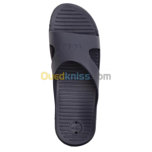 SANDALES DECATHLON DE PISCINE HOMME - SLAP 100 BASIC - GRIS