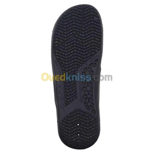 SANDALES DECATHLON DE PISCINE HOMME - SLAP 100 BASIC - GRIS