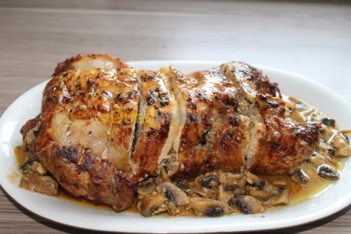 Préparation POULET FARCI