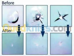  montage  de pare brise