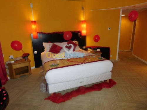 décoration de chambre de mariés