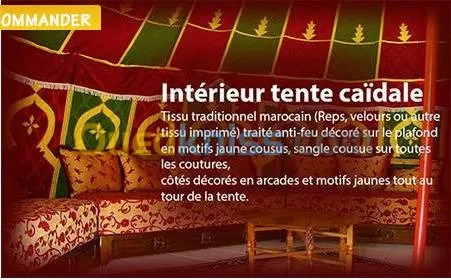 Tente mariage orientale caidale event