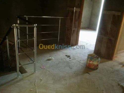 Rampe d'escalier aluminium