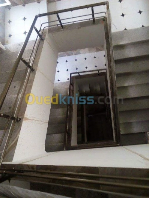 Rampe d'escalier aluminium