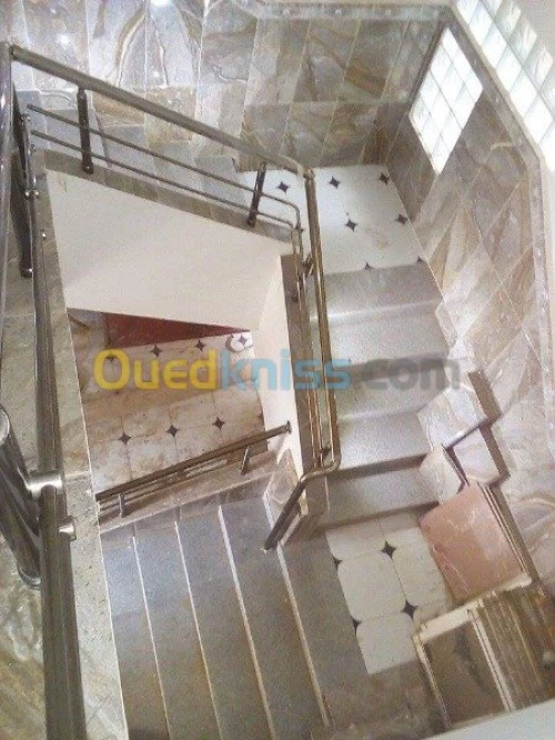 Rampe d'escalier aluminium