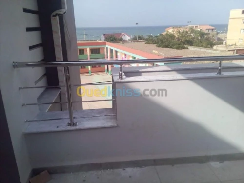 Rampe d'escalier aluminium