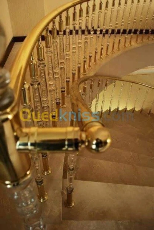 Rampe d'escalier aluminium