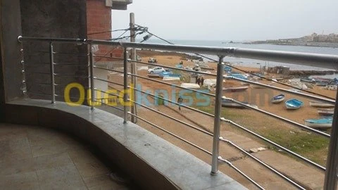 Rampe d'escalier aluminium