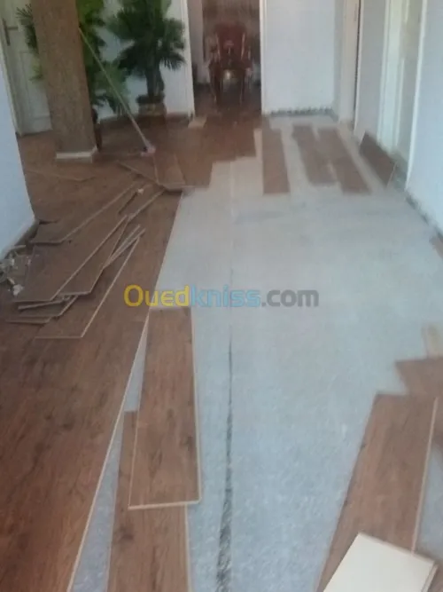 parquet revetement murale