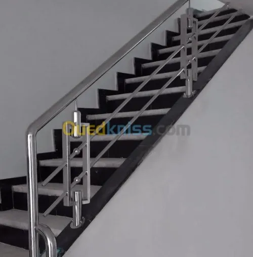 rampe d'escalier en inox 316/304