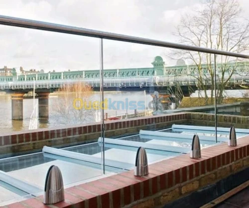  rampe d'escalier en inox 316/304