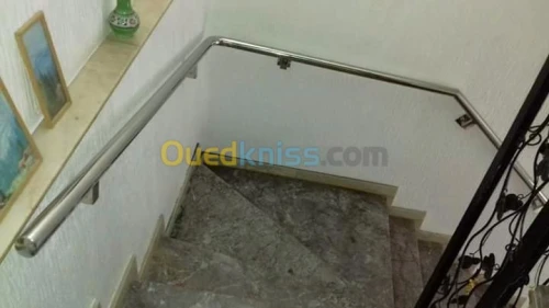  rampe d'escalier en inox 316/304