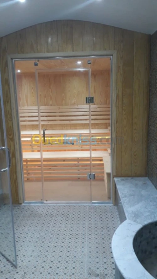 Réalisation sauna sûre mesure 