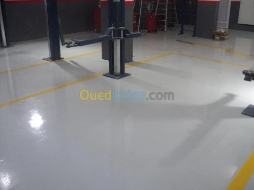 Réalisation du revêtement de sol