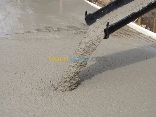 الخرسانة الجاهزة للاستعمال         Béton prêt à l'emploi   
