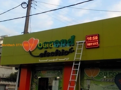 PUBLICITE LUMINEUSE A LED