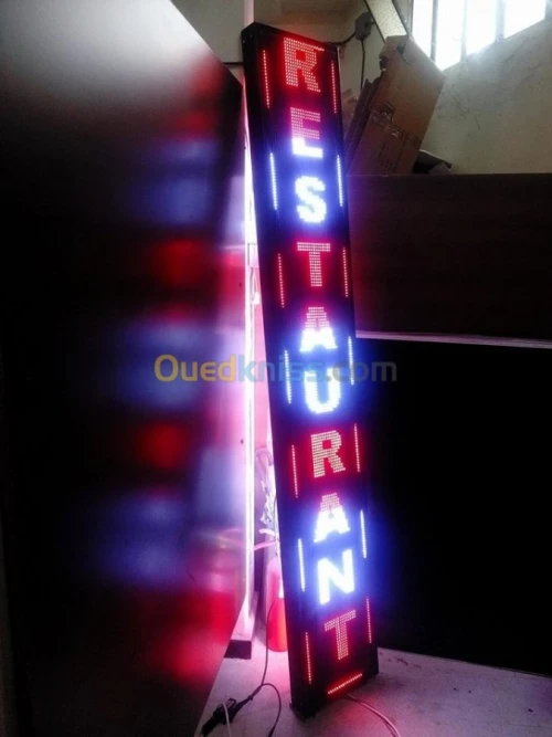 PUBLICITE LUMINEUSE A LED