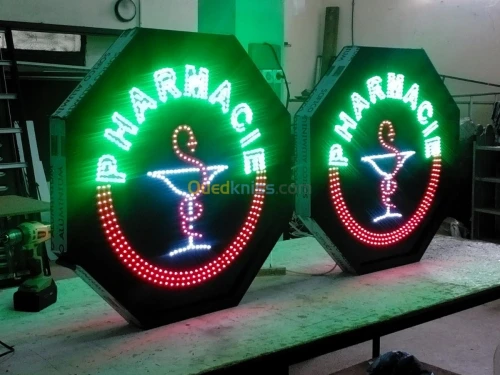 PUBLICITE LUMINEUSE A LED