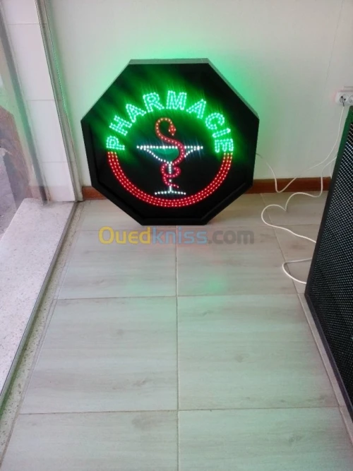 PUBLICITE LUMINEUSE A LED