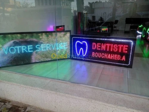 PUBLICITE LUMINEUSE A LED
