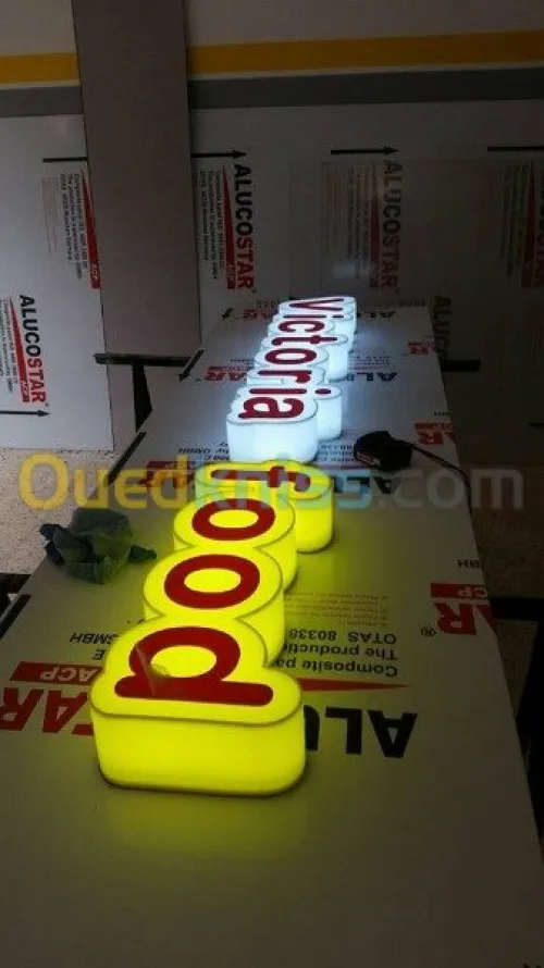 travaux publicitaires 